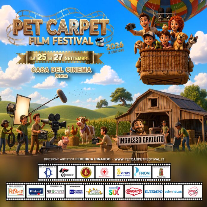 Torna il Pet Carpet, festival del cinema sugli animali: un frate e un ex clochard alla guida con Carabinieri, Polizia, Vigili del Fuoco, Croce Rossa, Anas e Fnovi nel segno di San Francesco. Torna il Pet Carpet, festival del cinema sugli animali: un frate e un ex clochard alla guida con Carabinieri, Polizia, Vigili del Fuoco, Croce Rossa, Anas e Fnovi nel segno di San Francesco.