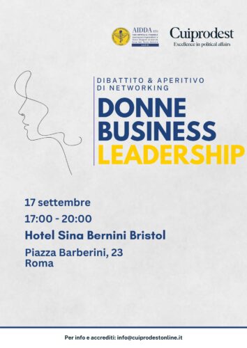 “Donne, Business, Leadership”: il 17 settembre, a Roma, un confronto sul ruolo delle donne nell’impresa nella transizione digitale con la Ministra Eugenia Roccella 1 WhatsApp Image 2026 09 09 at 09.30.37 1