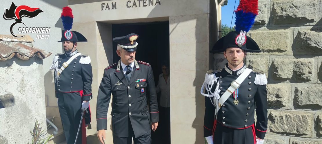 AMATRICE: I CARABINIERI COMMEMORANO IL VICE BRIGADIERE GERARDO CATENA, MEDAGLIA D’ORO AL VALORE CIVILE 1 img 20260912 wa0003