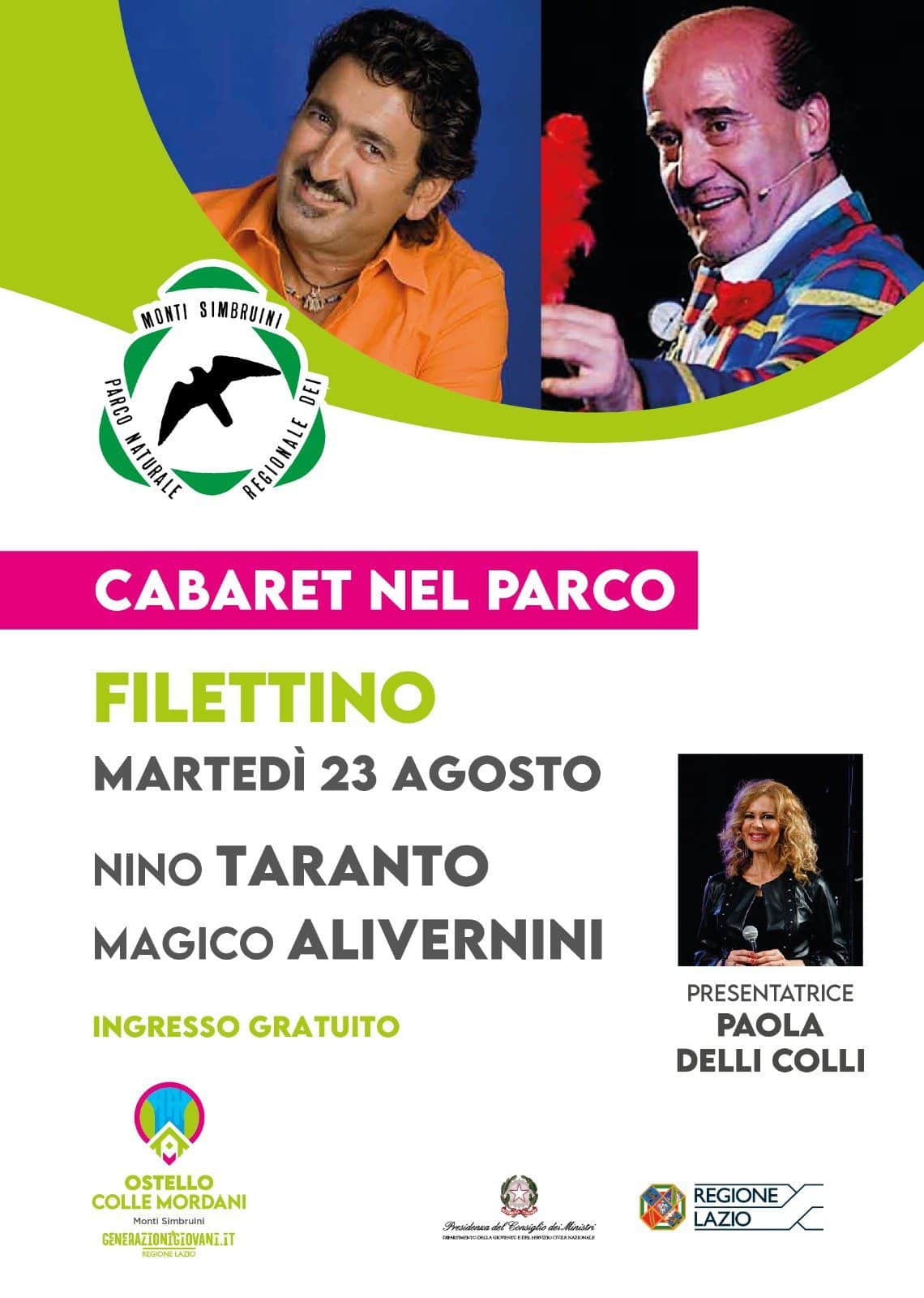 Acclamazione per la più importante rassegna itinerante di cabaret del centro Italia Acclamazione per la più importante rassegna itinerante di cabaret del centro Italia