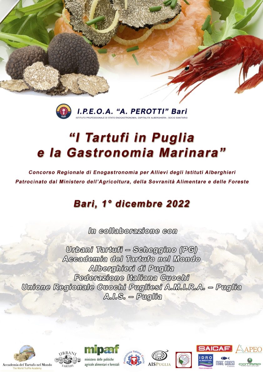 <strong>BARI: I TARTUFI IN PUGLIA E LA GASTRONOMIA MARINARA</strong> <strong>BARI: I TARTUFI IN PUGLIA E LA GASTRONOMIA MARINARA</strong>