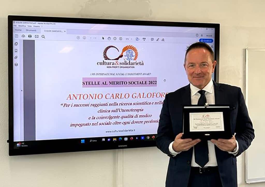 Medicina e solidarietà, Stella Al Merito Sociale al Dott. Galoforo Medicina e solidarietà, Stella Al Merito Sociale al Dott. Galoforo