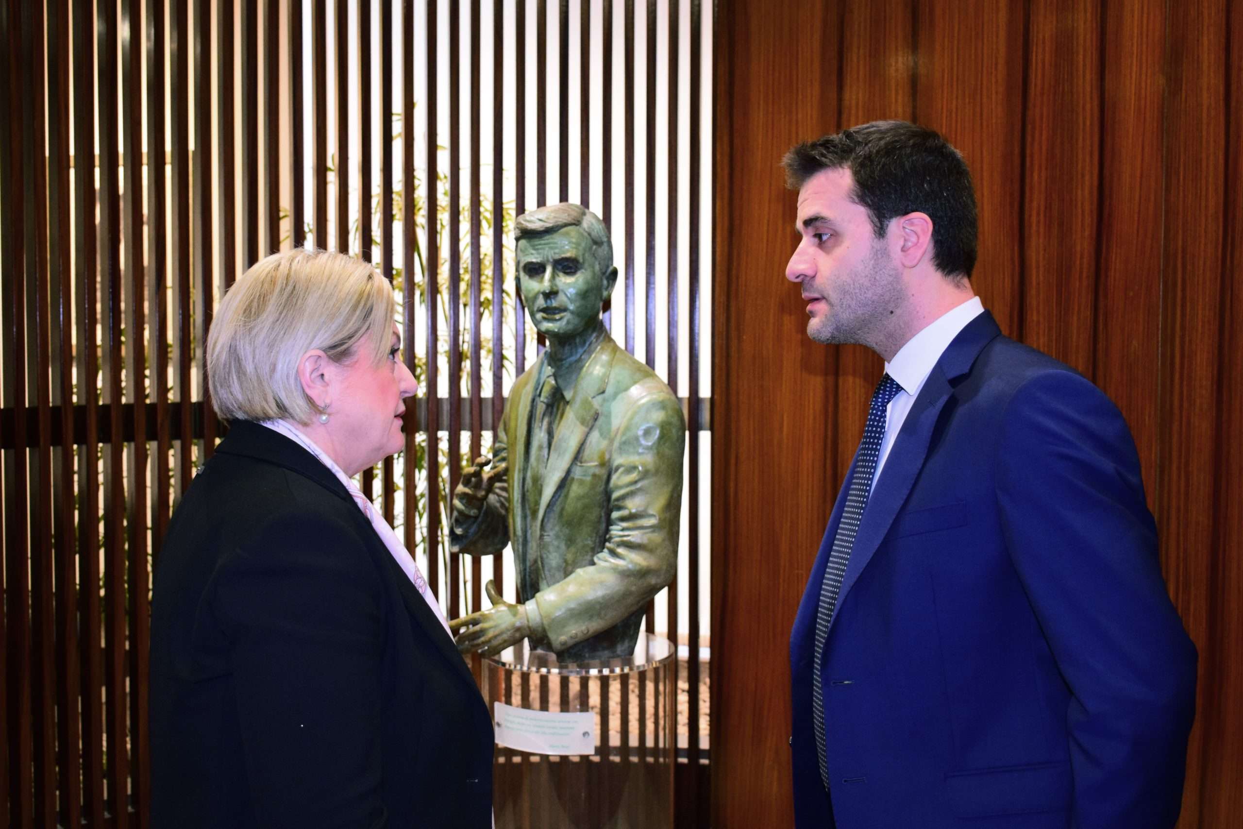 <strong>Il Ministro Calderone incontra Lorenzo Biagi</strong> <strong>Il Ministro Calderone incontra Lorenzo Biagi</strong>