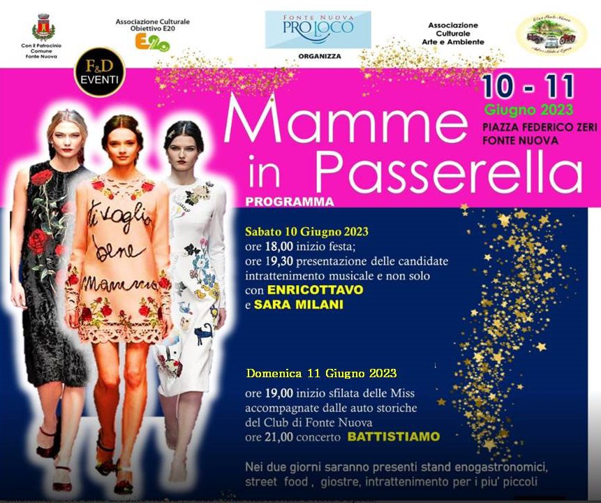 Fonte Nuova – Mamme in Passerella 1^ edizione Fonte Nuova – Mamme in Passerella 1^ edizione