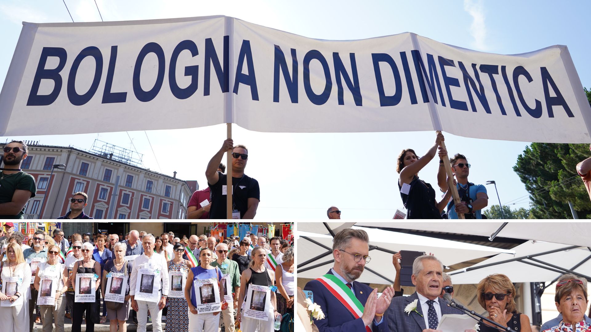 Fischi a Bologna contro Nordio dalla piazza del 2 agosto, Bolognesi: “Ha detto balle, i processi si fanno in Tribunale” Fischi a Bologna contro Nordio dalla piazza del 2 agosto, Bolognesi: “Ha detto balle, i processi si fanno in Tribunale”