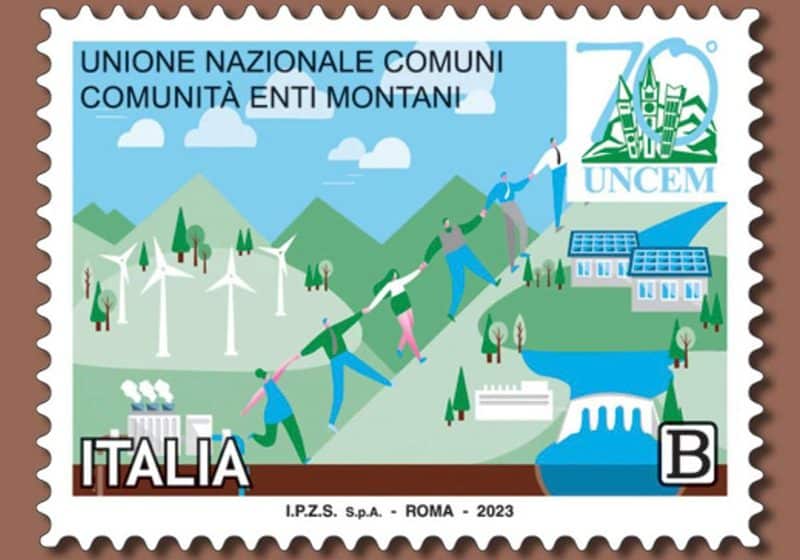 Montagna, arriva il francobollo per celebrare i 70 anni dell’Unione Comuni montani Montagna, arriva il francobollo per celebrare i 70 anni dell’Unione Comuni montani