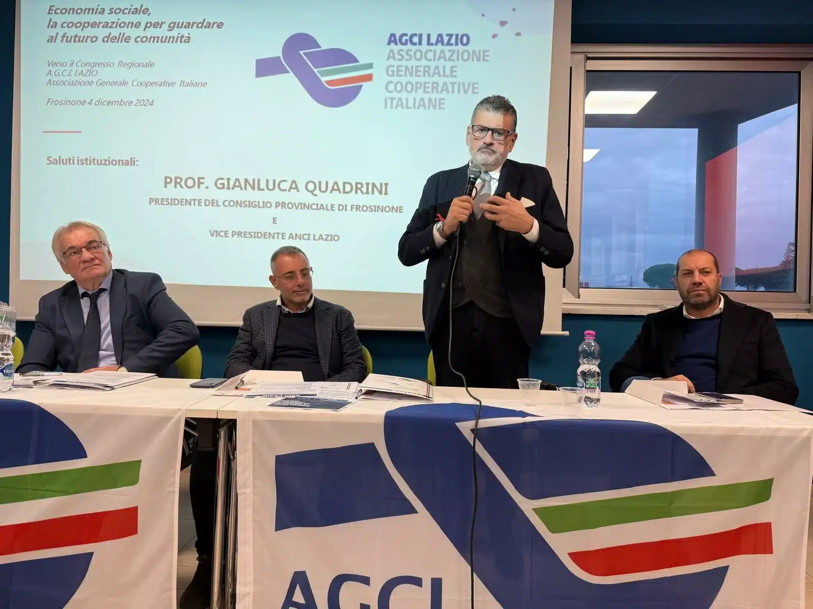 Gianluca Quadrini interviene all’incontro promosso dall’Agci Lazio dal titolo “Sviluppo e sostenibilità: le cooperative come pilastro dell’economia sociale”. Gianluca Quadrini interviene all’incontro promosso dall’Agci Lazio dal titolo “Sviluppo e sostenibilità: le cooperative come pilastro dell’economia sociale”.