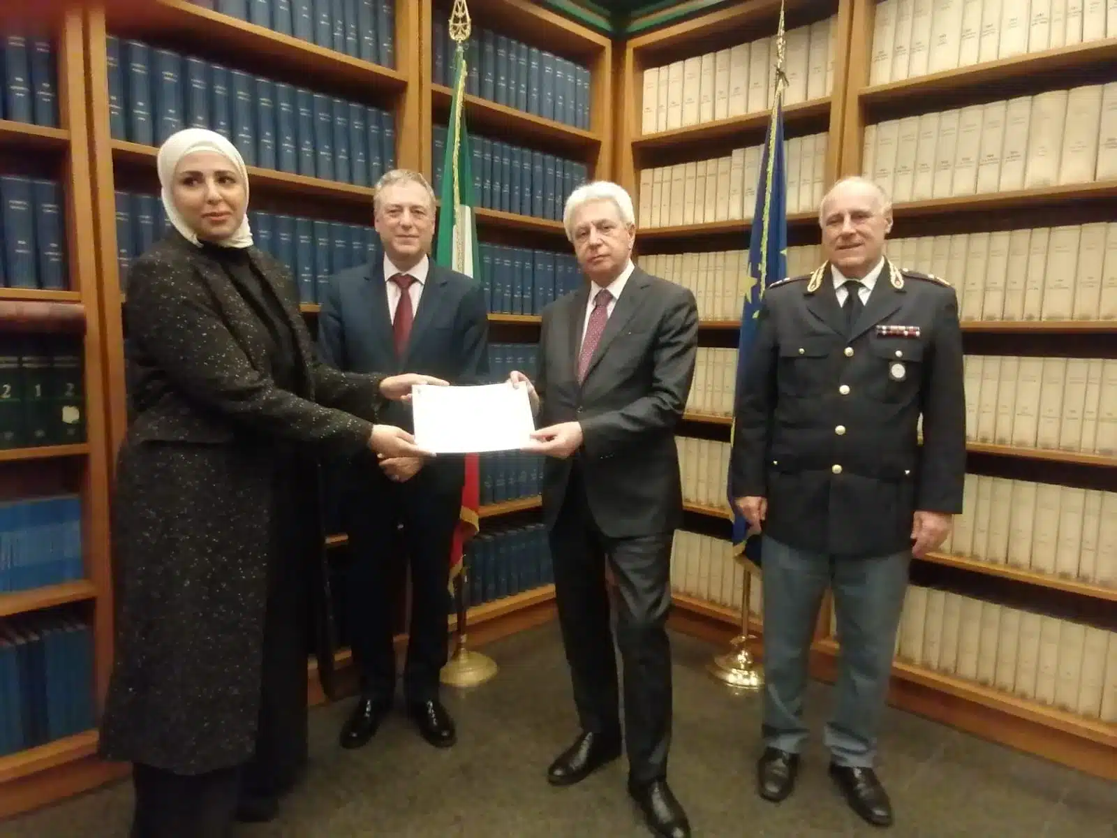 Conclusione corso dedicato alle 20 alte dirigenti della polizia femminile saudita Conclusione corso dedicato alle 20 alte dirigenti della polizia femminile saudita
