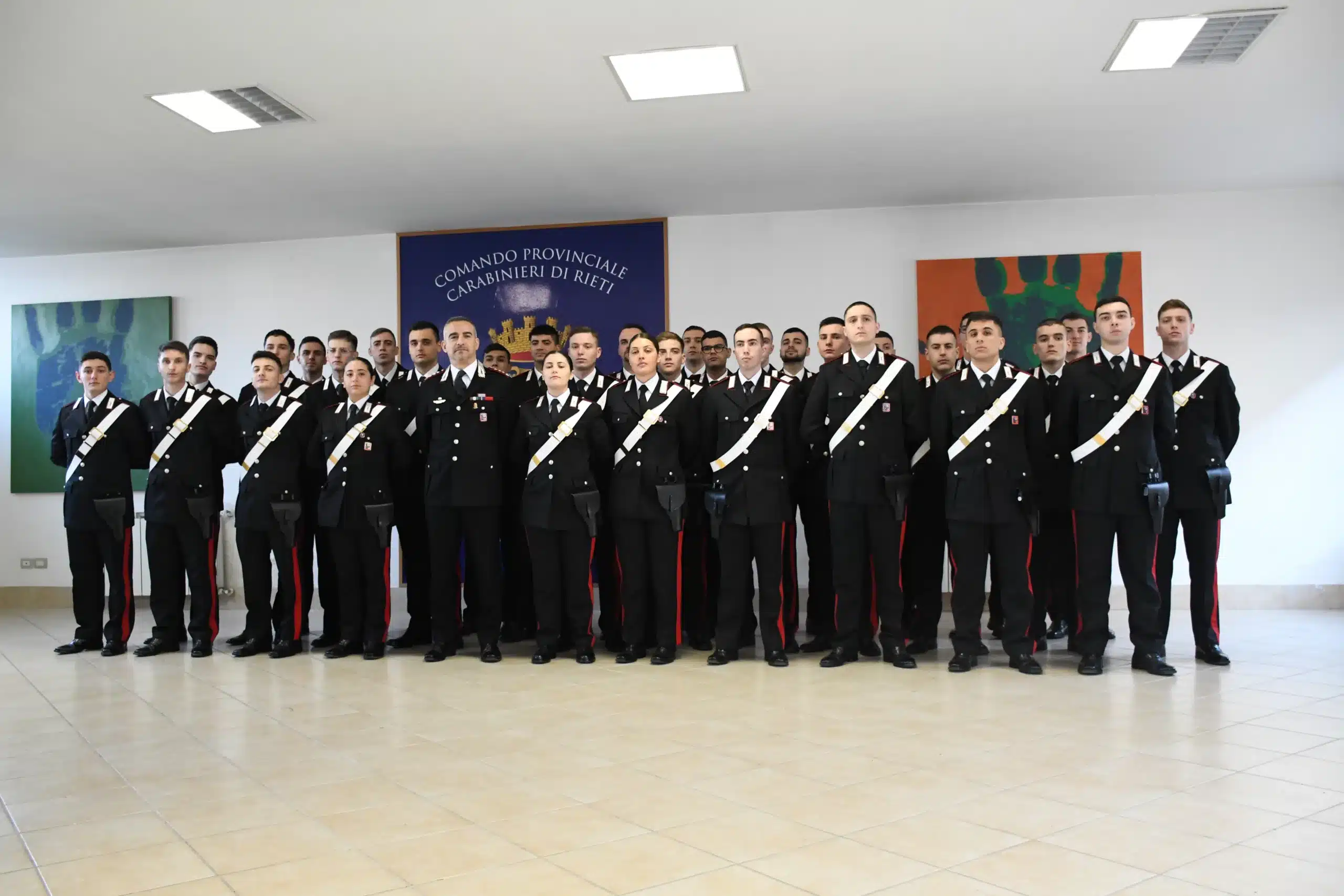 RIETI: AUMENTA IL CONTROLLO DEL TERRITORIO. ASSEGNATI ALLE STAZIONI DELLA PROVINCIA 32 NUOVI CARABINIERI RIETI: AUMENTA IL CONTROLLO DEL TERRITORIO. ASSEGNATI ALLE STAZIONI DELLA PROVINCIA 32 NUOVI CARABINIERI