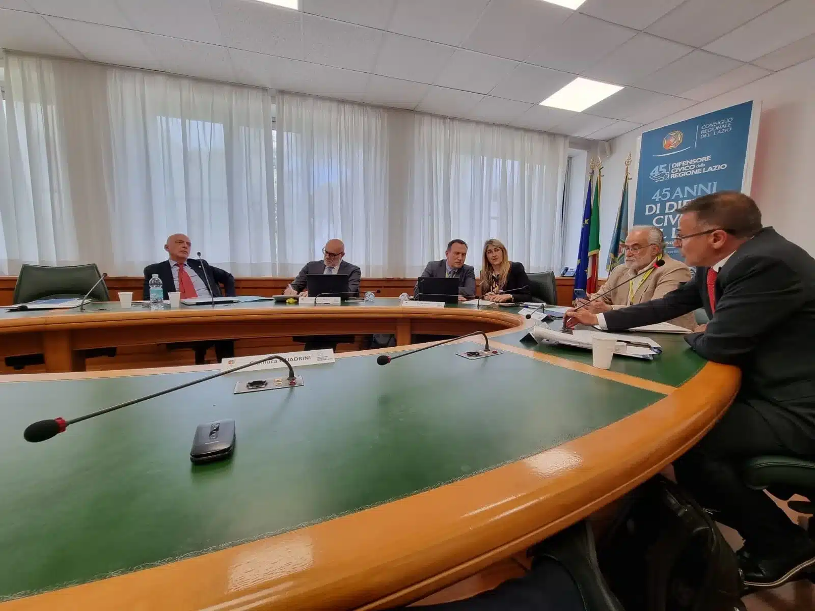 Il Presidente del Consiglio Provinciale di Frosinone, Quadrini, interviene alla celebrazione del 45° anniversario della Difesa Civica Il Presidente del Consiglio Provinciale di Frosinone, Quadrini, interviene alla celebrazione del 45° anniversario della Difesa Civica