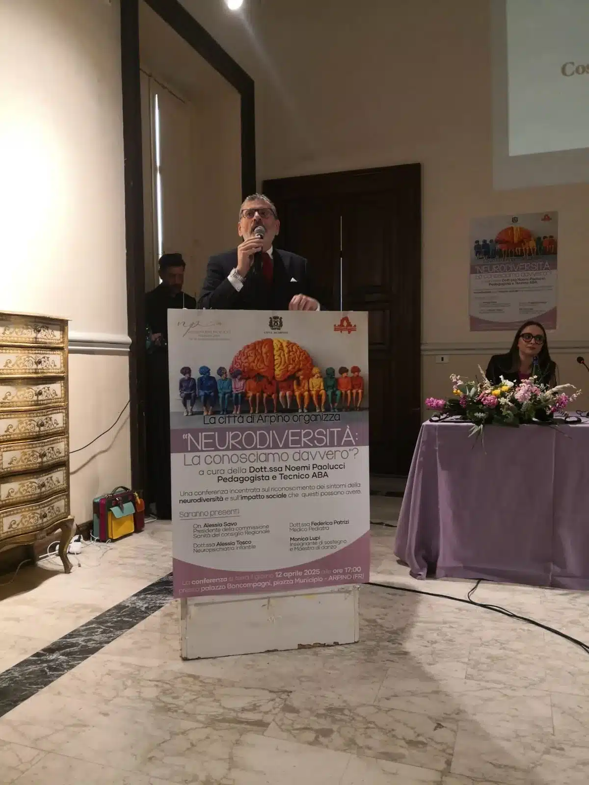Arpino: Palazzo Boncompagni ospita la conferenza sulla neurodiversità Arpino: Palazzo Boncompagni ospita la conferenza sulla neurodiversità