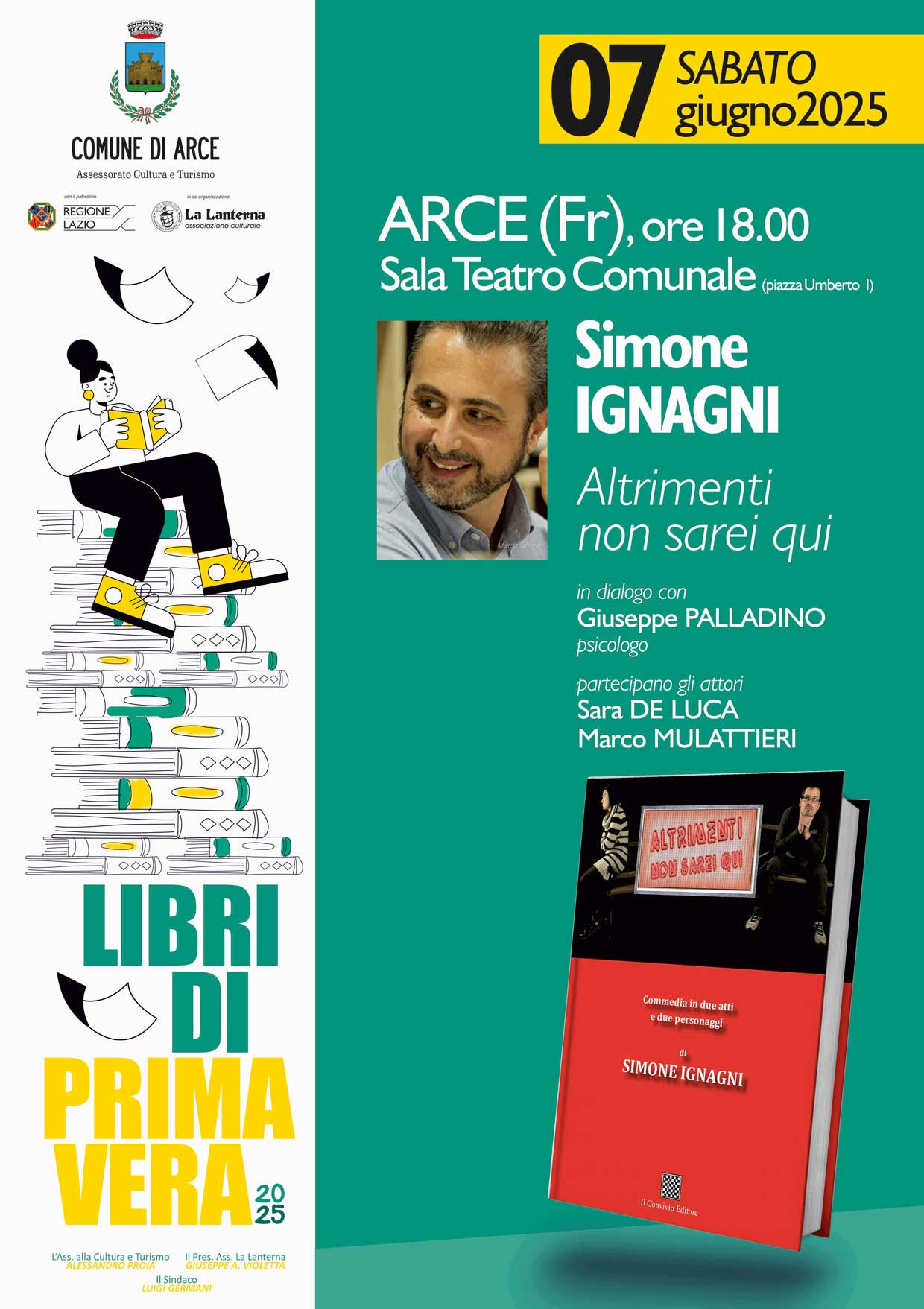 ARCE – “Libri di Primavera” pronti al gran finale, tra emozione, storia e comunità. ARCE – “Libri di Primavera” pronti al gran finale, tra emozione, storia e comunità.