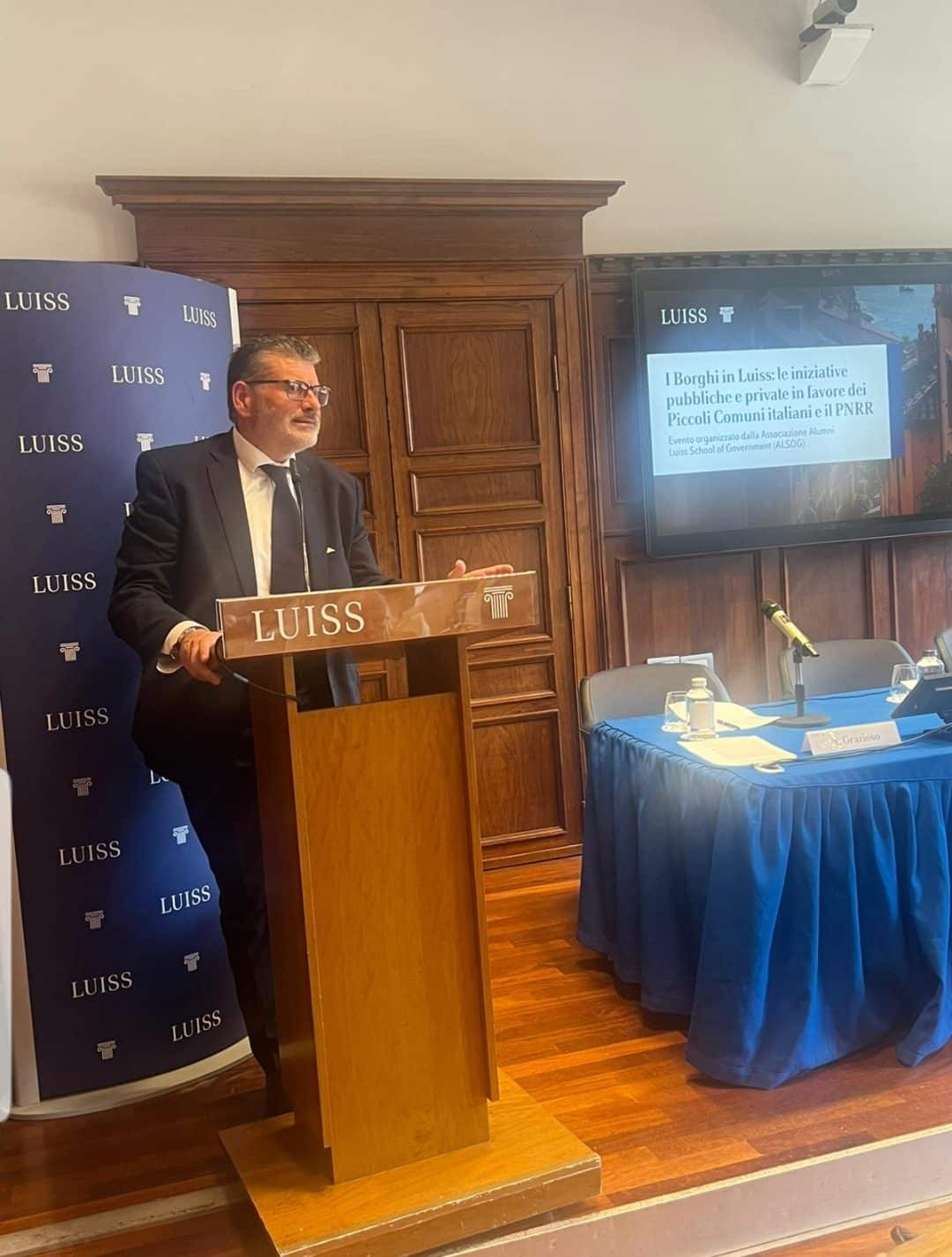 Piccoli Comuni e PNRR: Quadrini presente all’iniziativa “I Borghi in LUISS” Piccoli Comuni e PNRR: Quadrini presente all’iniziativa “I Borghi in LUISS”