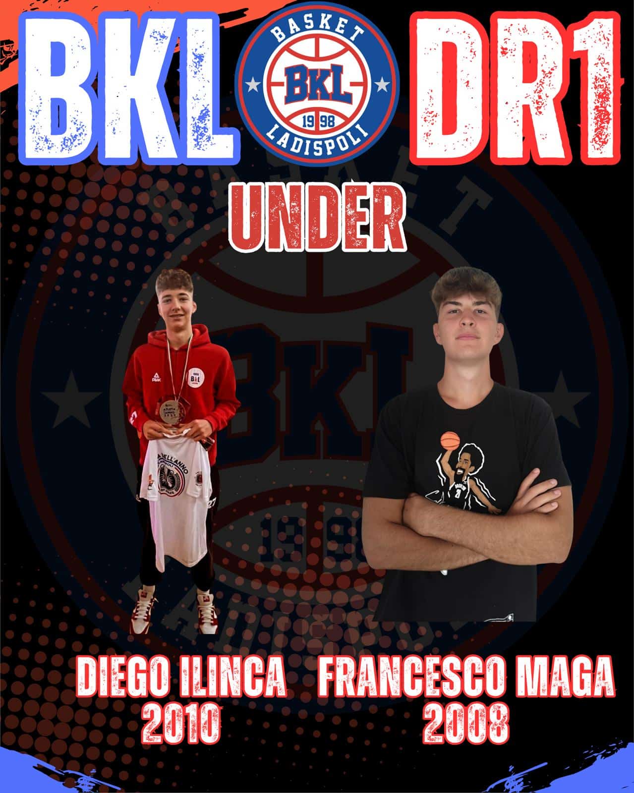 Francesco Maga e Diego Ilinca, gioventù ed entusiasmo al servizio del Basket Ladispoli Francesco Maga e Diego Ilinca, gioventù ed entusiasmo al servizio del Basket Ladispoli