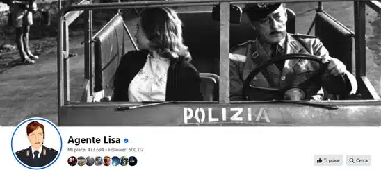 Agente Lisa ringrazia mezzo milione di follower Agente Lisa ringrazia mezzo milione di follower