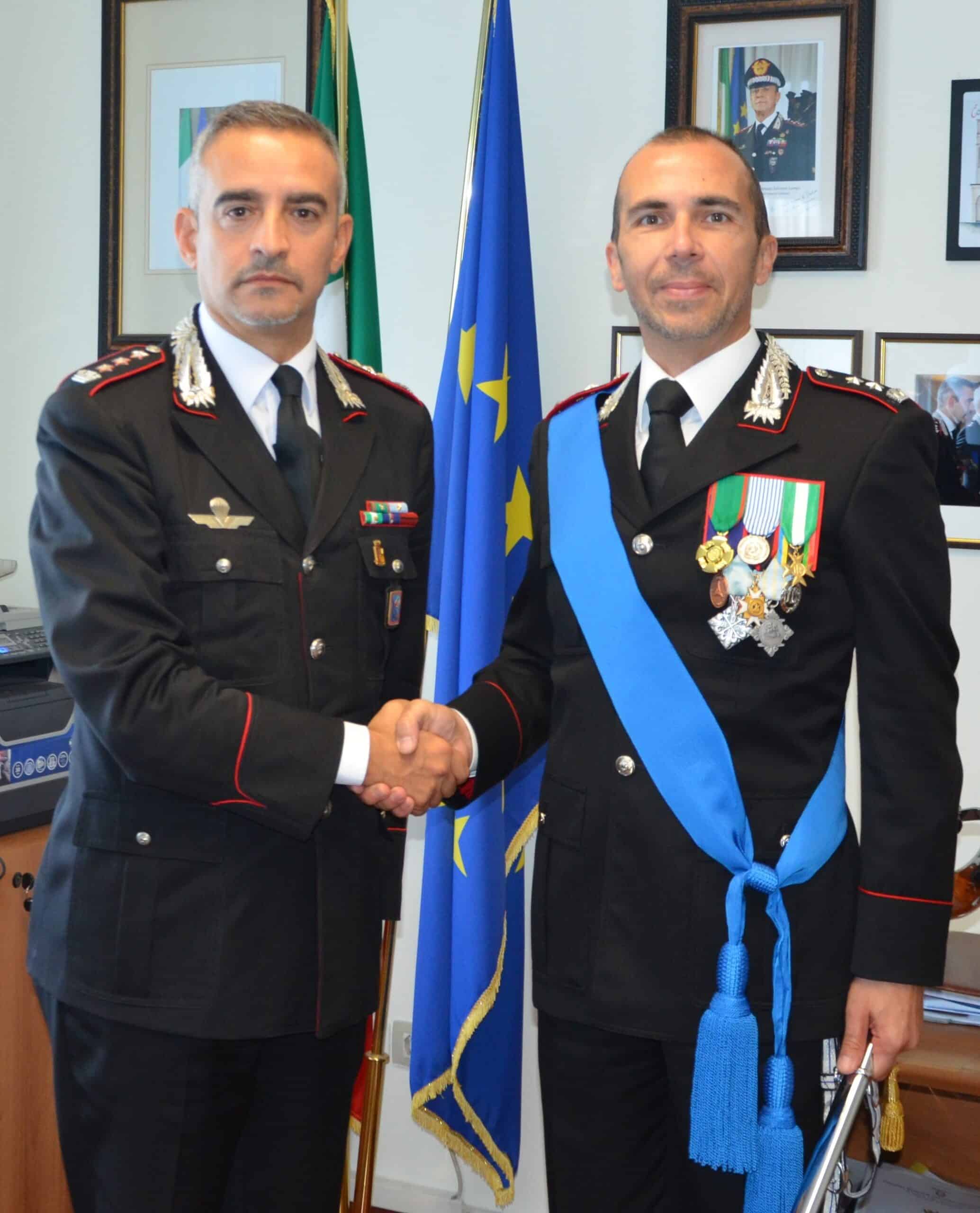 RIETI: IL TENENTE COLONNELLO MATTEO BRANCHINELLI, COMANDANTE DEL REPARTO OPERATIVO, LASCIA L’INCARICO RIETI: IL TENENTE COLONNELLO MATTEO BRANCHINELLI, COMANDANTE DEL REPARTO OPERATIVO, LASCIA L’INCARICO