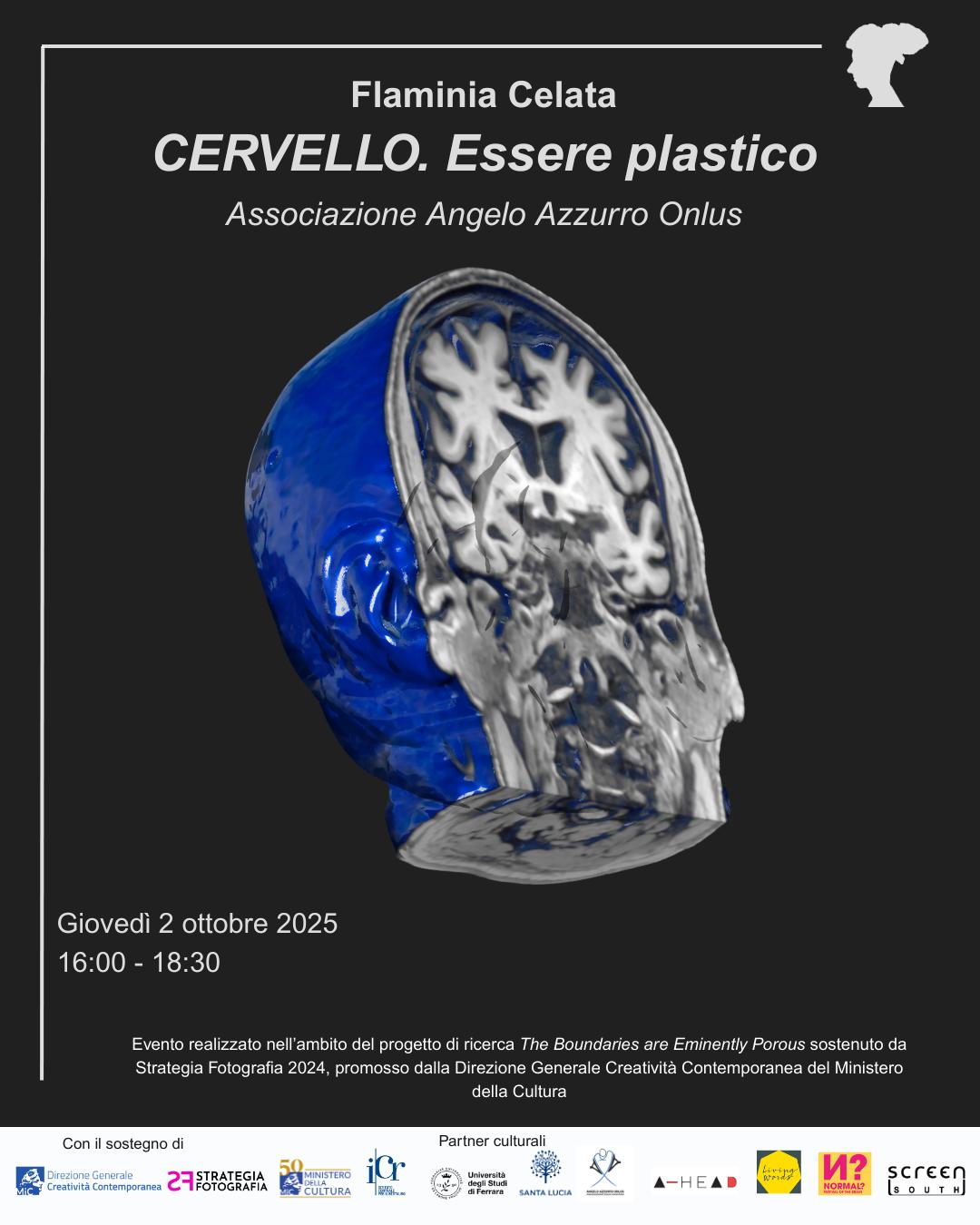 Arte e neuroscienze in dialogo: il 2 ottobre all’ICR il talk “CERVELLO. Essere plastico” Arte e neuroscienze in dialogo: il 2 ottobre all’ICR il talk “CERVELLO. Essere plastico”