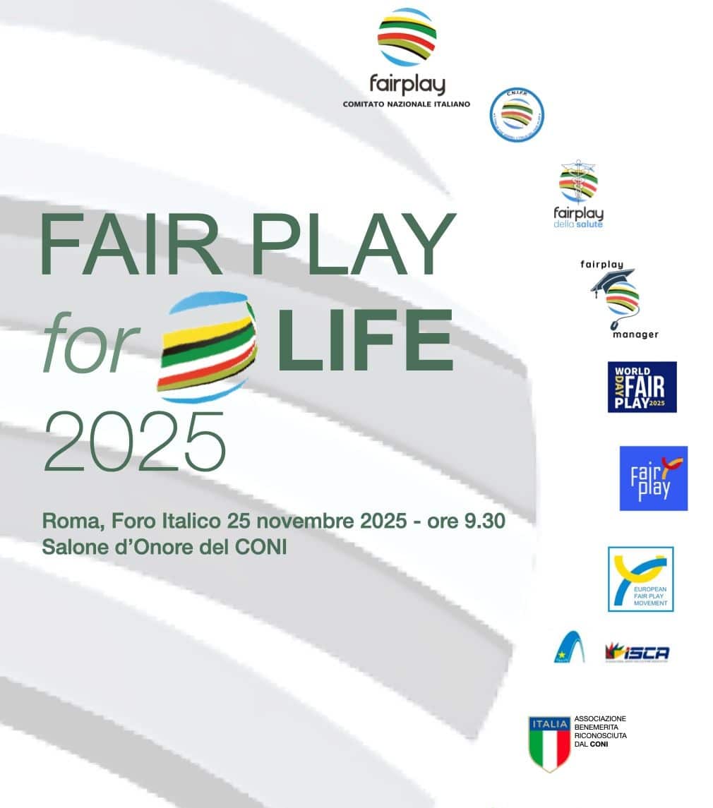 Premio Nazionale Fair Play for Life 2025 – Salone D’onore del CONI Premio Nazionale Fair Play for Life 2025 – Salone D’onore del CONI