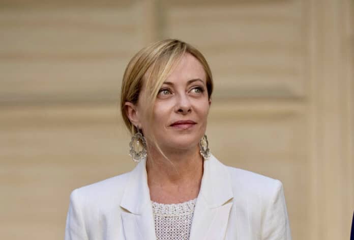 IL PRESIDENTE DEL CONSIGLIO GIORGIA MELONI