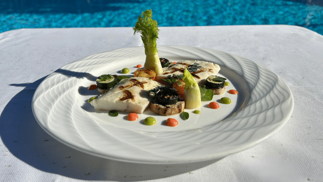 Eleganza leggera per le feste: la Spigola tra le verdure di stagione Eleganza leggera per le feste: la Spigola tra le verdure di stagione