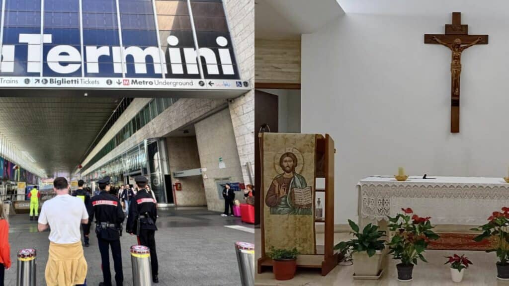 Aveva urinato nella cappella della stazione Roma Termini: identificato grazie alle telecamere Aveva urinato nella cappella della stazione Roma Termini: identificato grazie alle telecamere