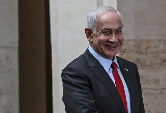 IL PRESIDENTE GIORGIA MELONI INCONTRA IL PRIMO MINISTRO DELLO STATO DโISRAELE BENJAMIN NETANYAHU