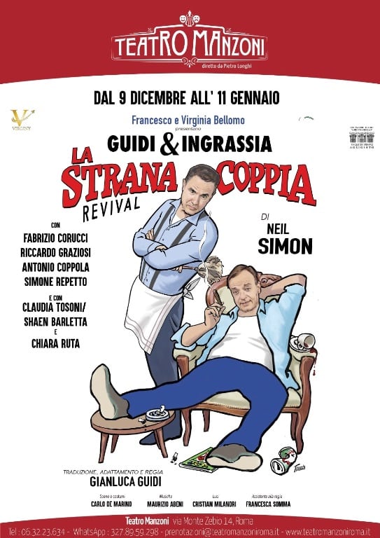 Al Teatro Manzoni va in scena la “Strana Coppia” Al Teatro Manzoni va in scena la “Strana Coppia”