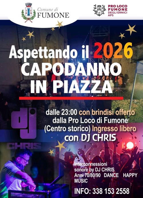 Il borgo si prepara ad accogliere il 2026 con il Capodanno in piazza Il borgo si prepara ad accogliere il 2026 con il Capodanno in piazza