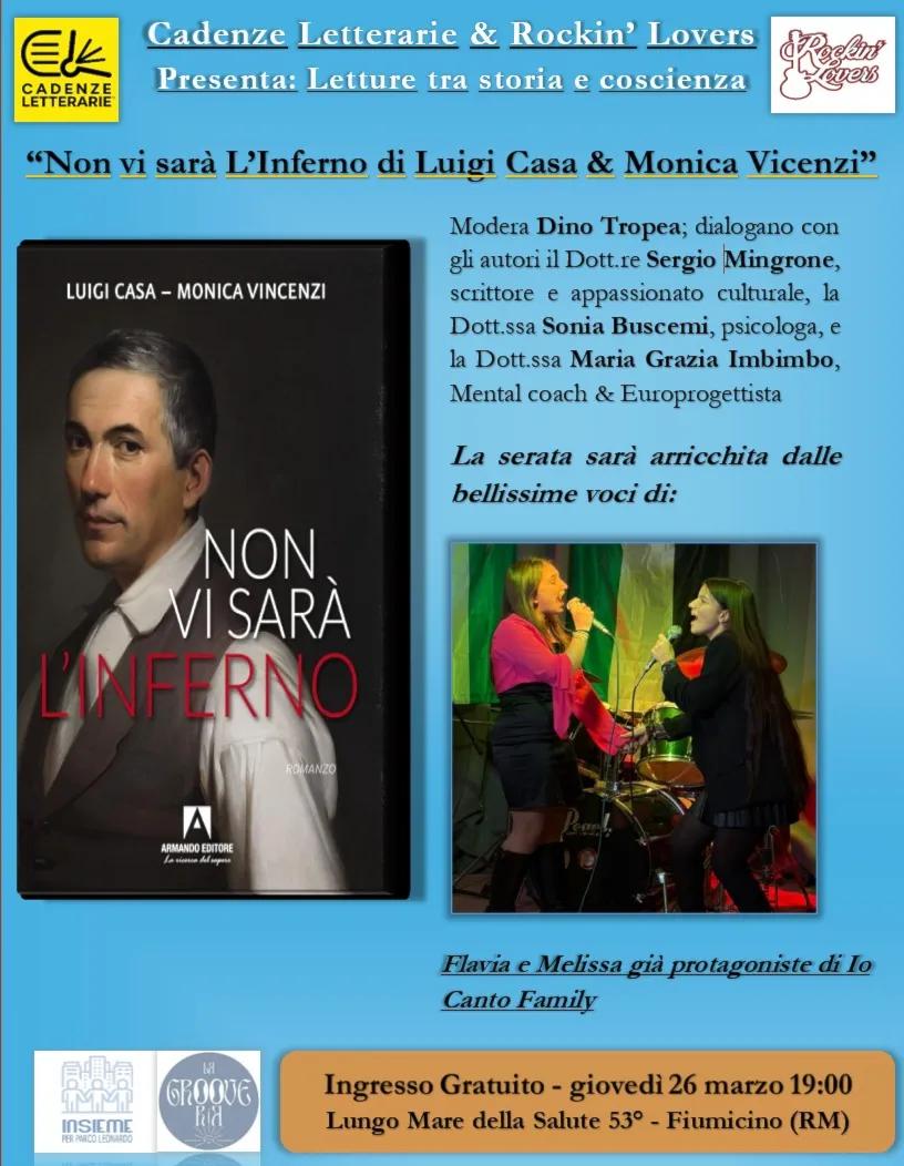 Evento a Fiumicino: libro, arte e musica con Cadenze Letterarie
