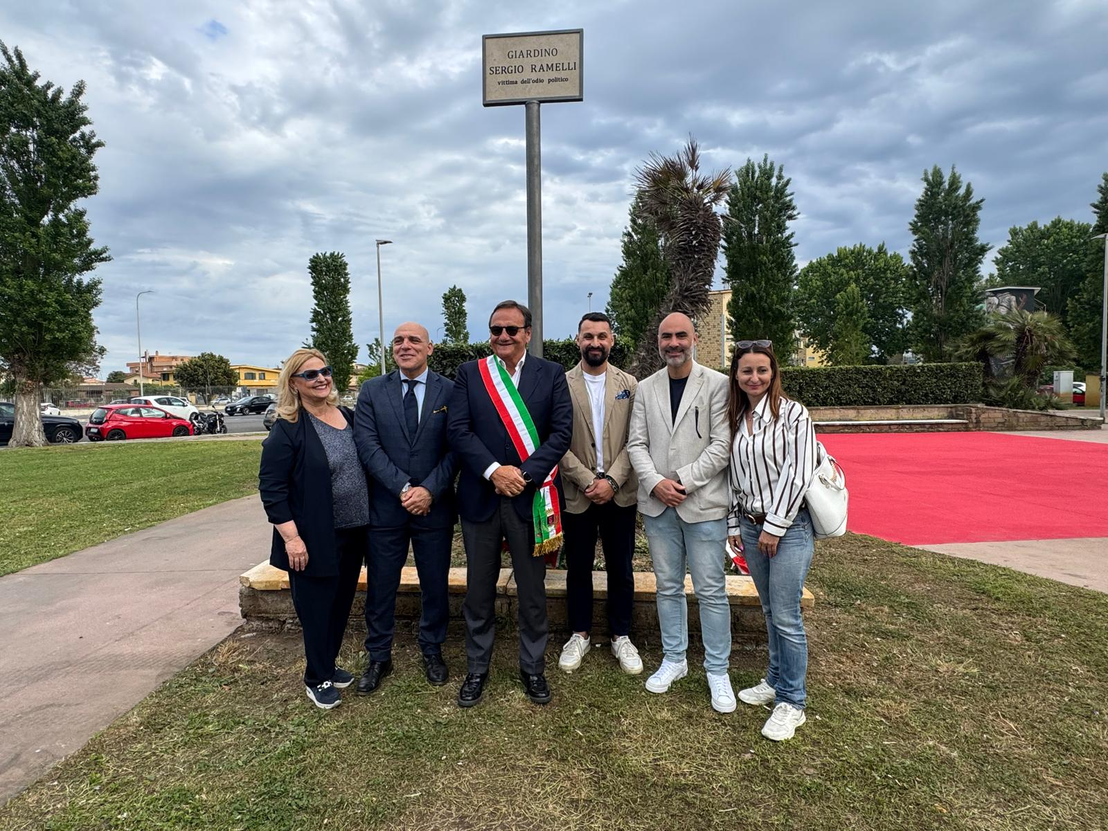 Fiumicino. Giardino Sergio Ramelli, nuovo spazio pubblico e memoria condivisa per i cittadini Fiumicino. Giardino Sergio Ramelli, nuovo spazio pubblico e memoria condivisa per i cittadini