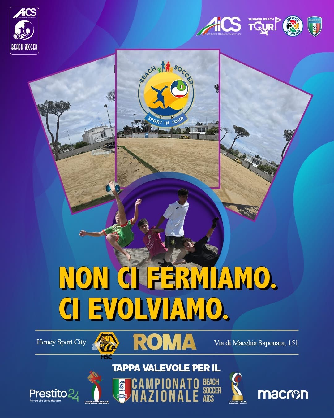Dal X Municipio nasce la nuova Accademia del Beach Soccer: AiCS alza il livello del settore giovanile Dal X Municipio nasce la nuova Accademia del Beach Soccer: AiCS alza il livello del settore giovanile