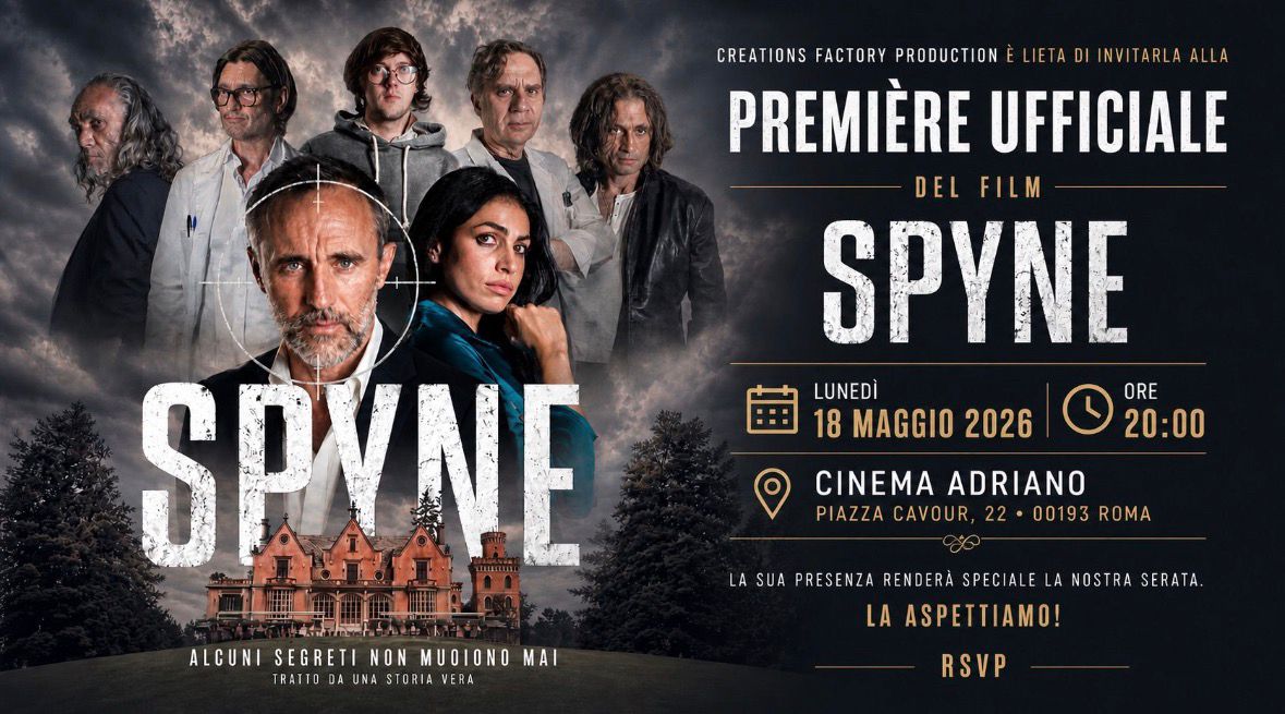 AL CINEMA ADRIANO L’ANTEPRIMA DI SPYNE AL CINEMA ADRIANO L’ANTEPRIMA DI SPYNE