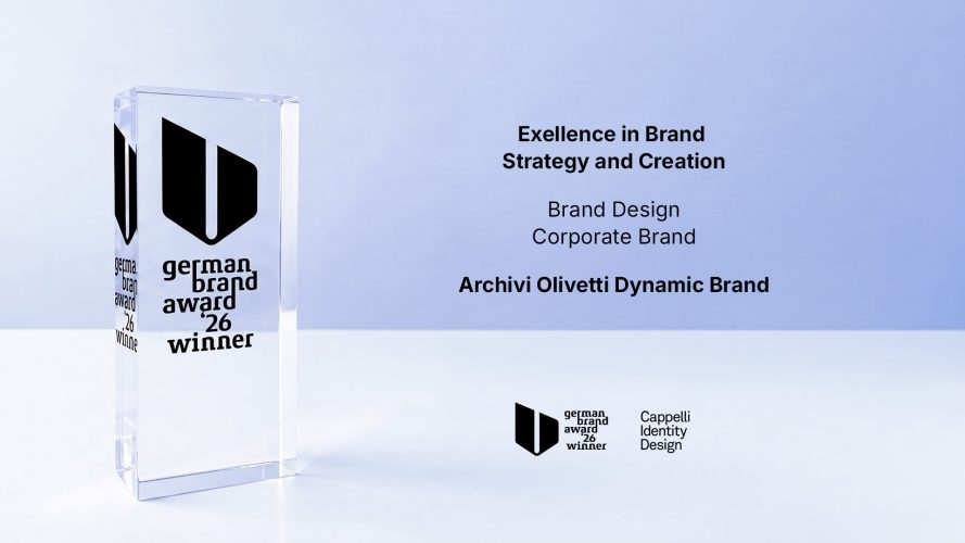 Terzo premio per Archivi Olivetti al German Brand Award 2 004 1 1
