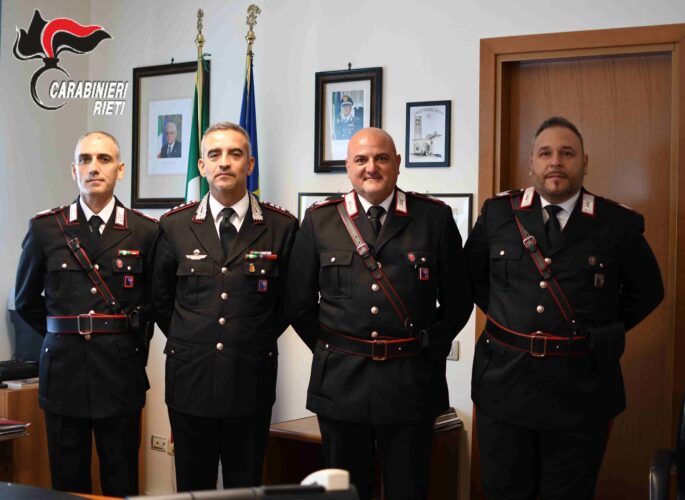RIETI. Avanzamenti di grado e nuove qualifiche al Comando Provinciale dei Carabinieri 2 Brig. Ca