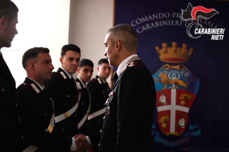 SICUREZZA SUL TERRITORIO: ASSEGNATI CINQUE GIOVANI CARABINIERI PER POTENZIARE LE STAZIONI IN PROVINCIA DI RIETI 1 DSC 1132