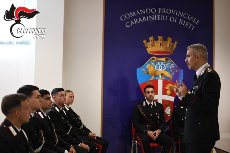 SICUREZZA SUL TERRITORIO: ASSEGNATI CINQUE GIOVANI CARABINIERI PER POTENZIARE LE STAZIONI IN PROVINCIA DI RIETI 3 DSC 1161 1