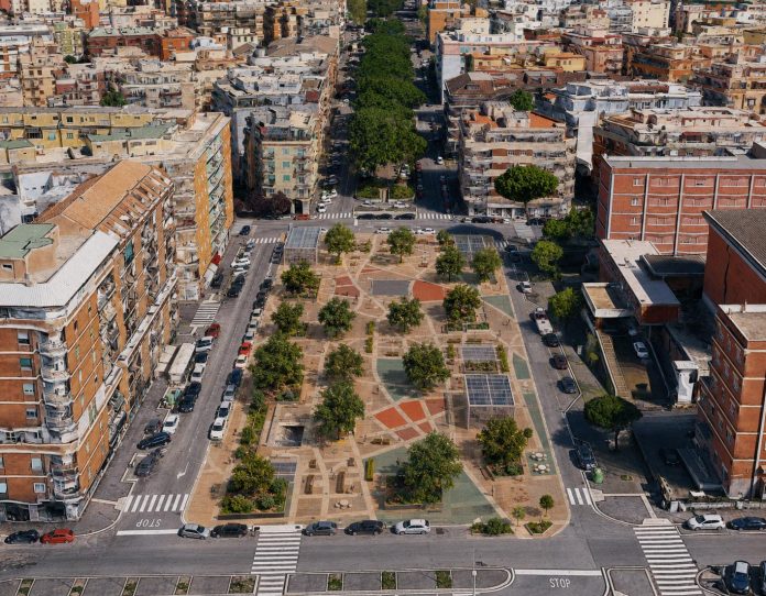 Municipio V - Un asse verde per Centocelle, Viale delle Gardenie -Piazza dei Gerani