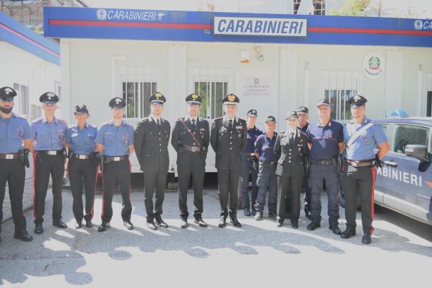 IL GENERALE DI CORPO D'ARMATA ALDO IACOBELLI IN VISITA ALLE STAZIONI DI AMATRICE, BORBONA E POGGIO SAN LORENZO 1 DSC 1027 1