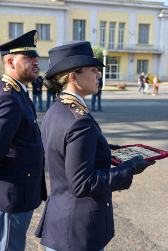 NETTUNO. CERIMONIA CONSEGNA ALAMARI 233° CORSO ALLIEVI AGENTI DELLA POLIZIA DI STATO 2 DSC 9779