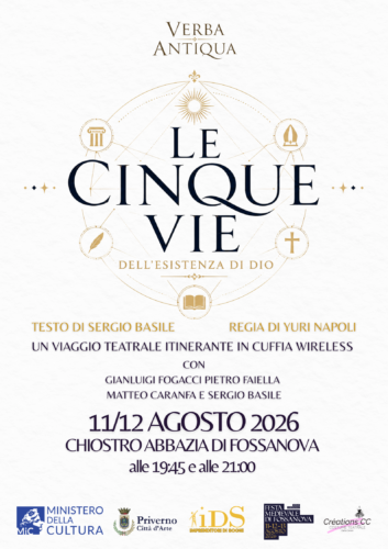 Un evento imperdibile nella splendida Abbazia di Fossanova 1 Immagine Cinque Vie Loghi