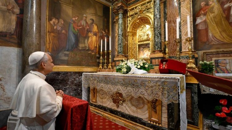 Per la seconda volta Leone XIV in visita alla Madonna del Buon Consiglio