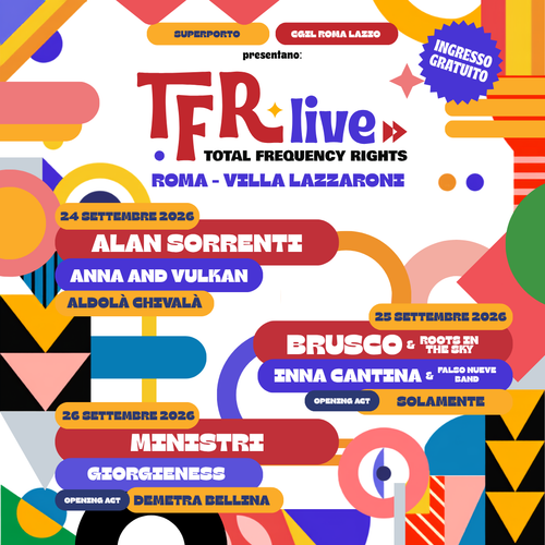 TFR LIVE: Tutte le Frequenze dei Diritti 24/25/26 SETTEMBRE A ROMA 1 1 3