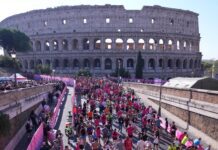 Rome Half Marathon 2026, partenza dalle Mura Aureliane e arrivo al Colosseo