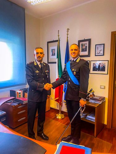 RIETI: AL COMANDO PROVINCIALE CARABINIERI TRE UFFICIALI ASSEGNATI AD INCARICHI DI COMANDO 1 Ten. Sorriento