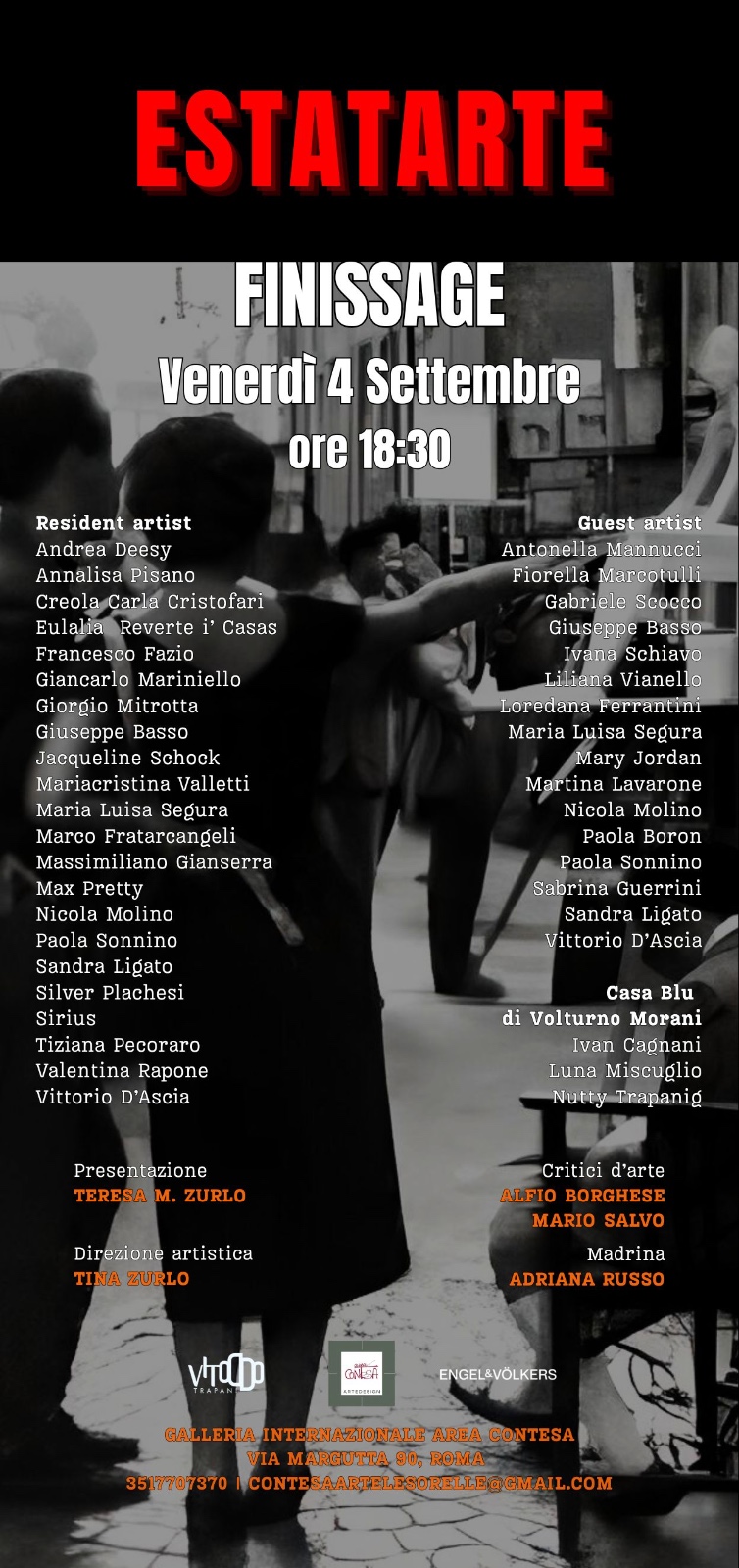 Roma. Arte, settembre riparte con due eventi in via Margutta