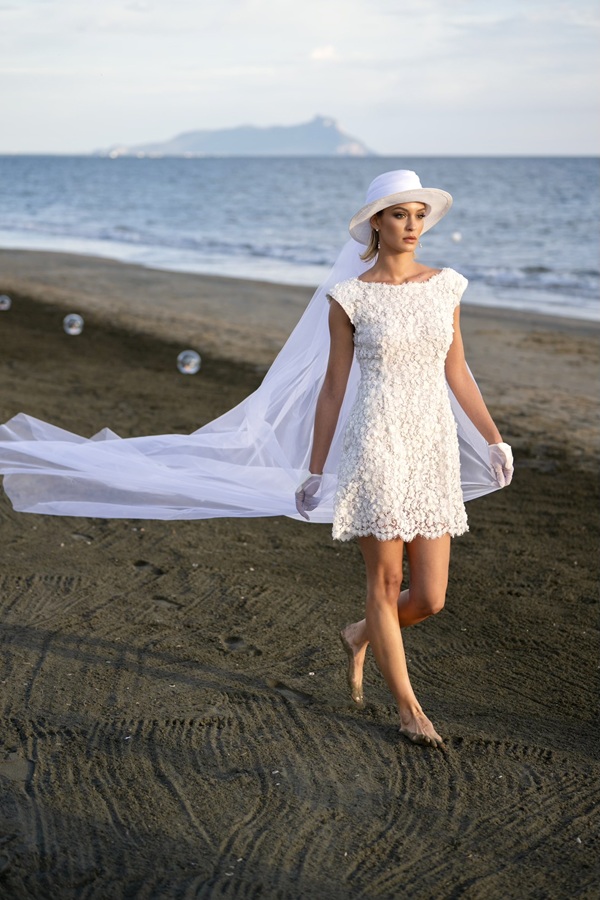 Sunset Fashion Show: moda ed eleganza in spiaggia a Latina 8 chiara valentini atelier 3 con tittarelli gioielli photo credits augusto frascatani
