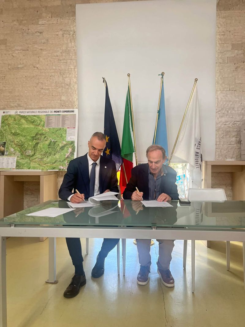 Cambio al vertice del Parco dei Monti Simbruini