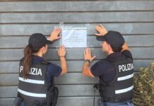 LADISPOLI: LA POLIZIA DI STATO APPONE I SIGILLI AD UN LOCALE NEL CUORE DELLA CITTADINA BALNEARE