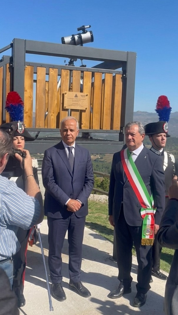 Rinasce il Giardino della Rocca, il Ministro Piantedosi presente per il taglio del nastro