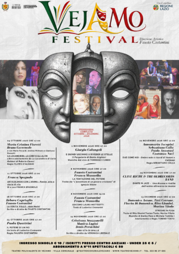 Vejamo Festival 2026: al via dal 4 ottobre la rassegna di teatro, musica e grandi interpreti nel cuore della Tuscia 1 vejamo festival